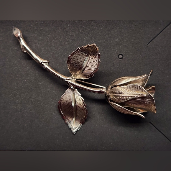 🌹 Beautiful Antique Silver Rose 🌹 - Picture 2 of 6